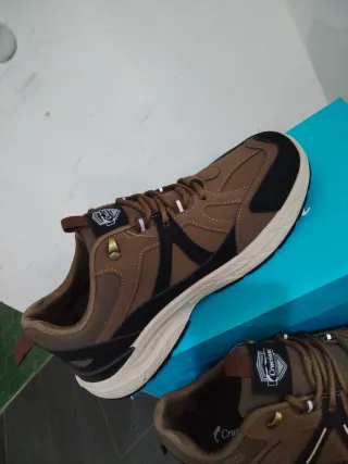 Scarponcini Trekking Uomo N.43 Marrone Nero