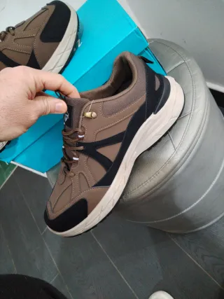 Scarponcini Trekking Uomo N.43 Marrone Nero