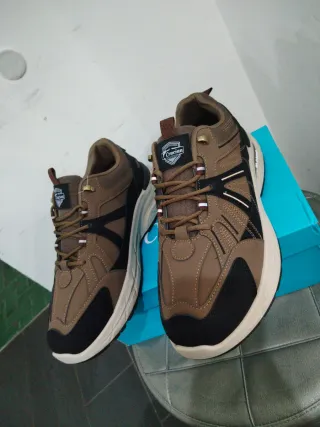 Scarponcini Trekking Uomo N.43 Marrone Nero