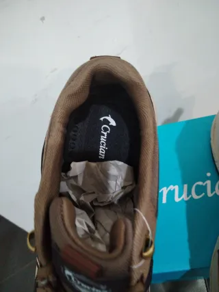 Scarponcini Trekking Uomo N.43 Marrone Nero