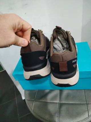 Scarponcini Trekking Uomo N.43 Marrone Nero