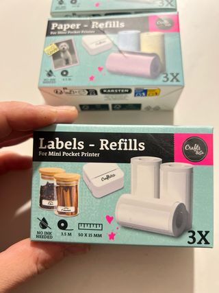 Recargas para Mini Impresora Crafts & Co.