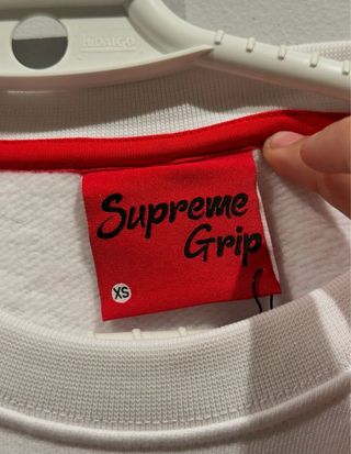 Sudadera Supreme Blanca Oso con Pistola