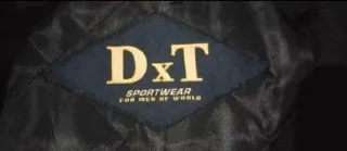 Abrigo de lana negro DxT Sportwear