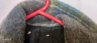 Cappotto donna lana tartan