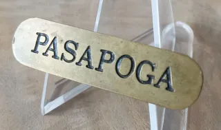 Antigua insignia años 50 PASAPOGA Madrid