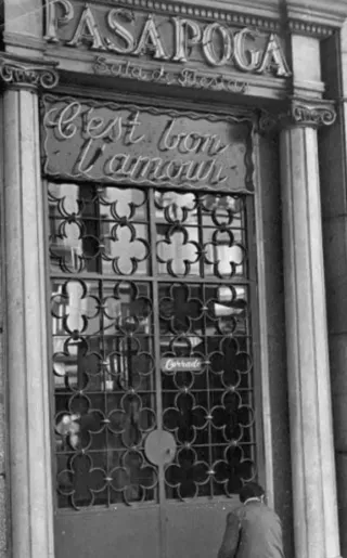 Antigua insignia años 50 PASAPOGA Madrid