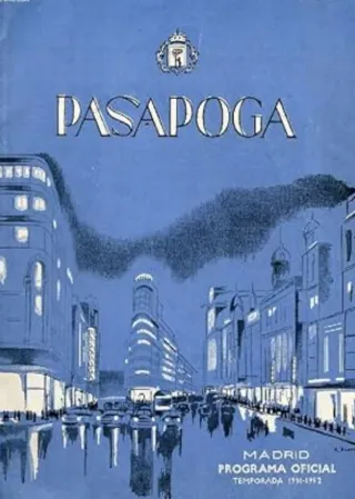 Antigua insignia años 50 PASAPOGA Madrid