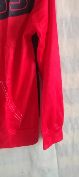 Sudadera niño 140 cm roja y azul