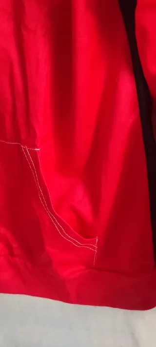 Sudadera niño 140 cm roja y azul