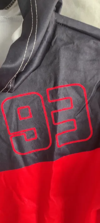 Sudadera niño 140 cm roja y azul