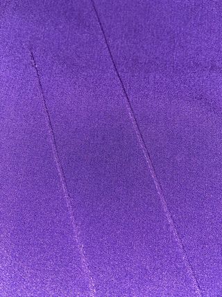 Falda recta morada mujer