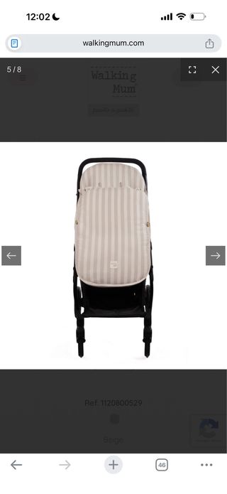 Funda Saco Silla Paseo Walking Mum con etiqueta