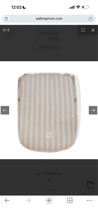 Funda Saco Silla Paseo Walking Mum con etiqueta