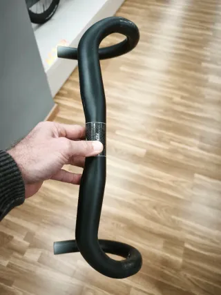 Manillar y potencia de bicicleta