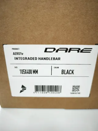 Manillar y potencia de bicicleta