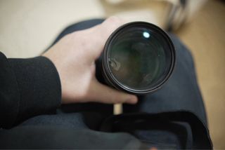 Canon 70-200mm f/2.8 L Lente + Parasol + Bolso