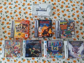 Lote videojuegos PS2, NDS, GB y GBA. Buen estado