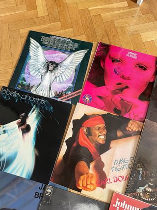 Lote 9 vinilos soul y funk