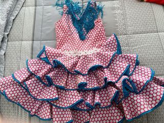 Traje Flamenca Niña Adaptable 3-6 Años