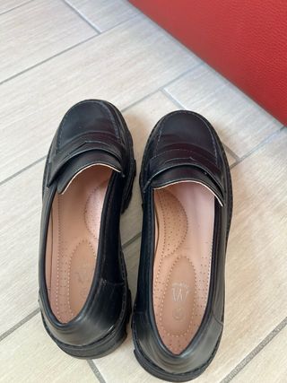 Mocassini neri donna