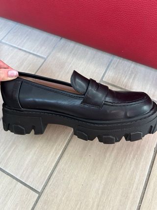 Mocassini neri donna