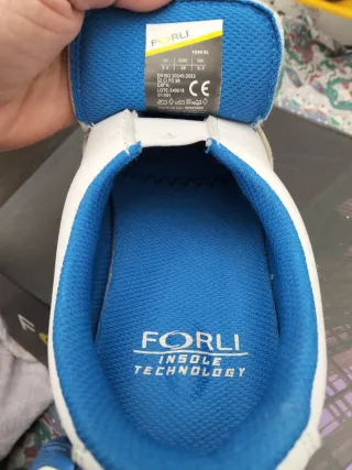 Zapatos de seguridad FORLI blancos y azules
