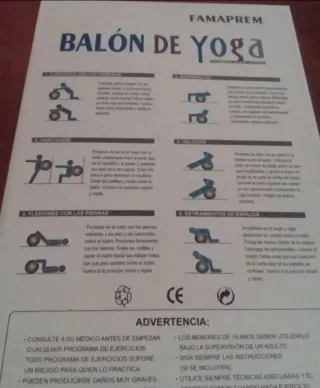 Balón de Yoga  + Bomba