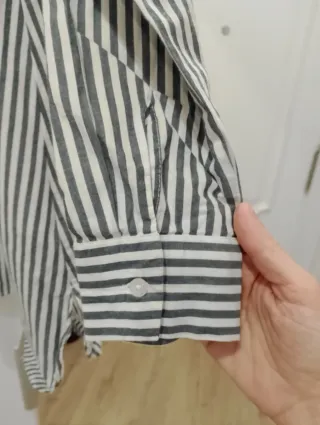 Vestido Camisa Premamá Rayas