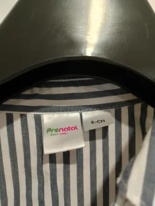 Vestido Camisa Premamá Rayas