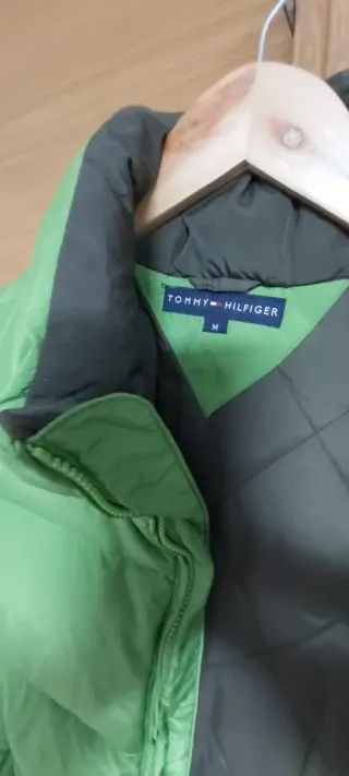 Chaleco plumas plumon Tommy Hilfiger verde