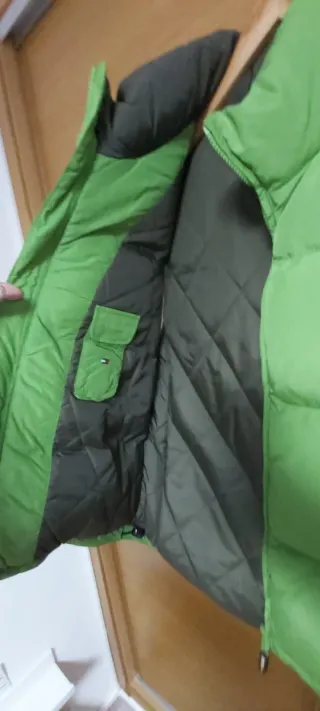 Chaleco plumas plumon Tommy Hilfiger verde