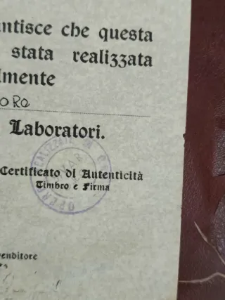 Quadro vintage dipinto su oro