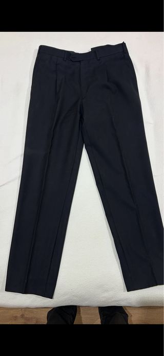 Traje de hombre azul marino de diseño Italiano