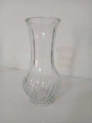 Vaso Decorativo Vintage Vetro Trasparente