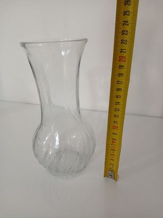 Vaso Decorativo Vintage Vetro Trasparente