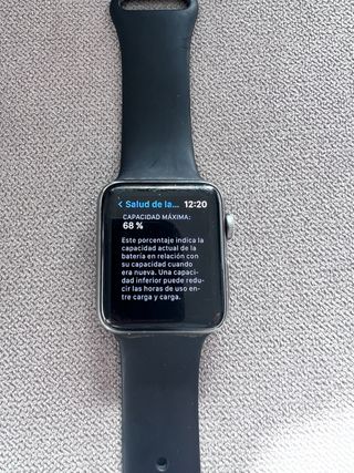 Apple Watch Serie 3 42mm Negro/Gris