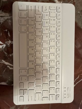 Teclado iPad Carga Blanca