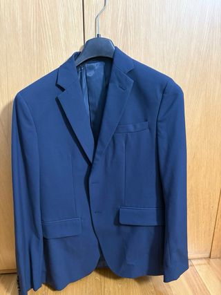 Traje Mango Azul Marino Americana y Pantalón