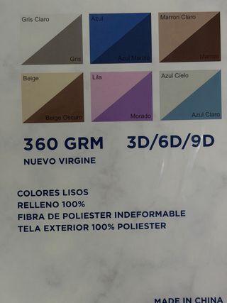 Edredón Nórdico Acolchado 360g/m² Cama 150cm