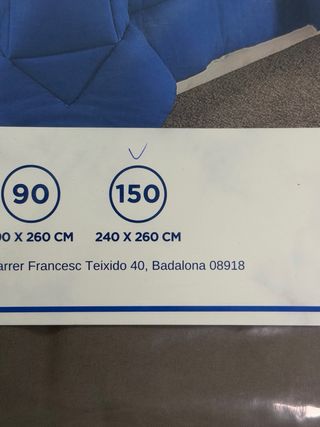 Edredón Nórdico Acolchado 360g/m² Cama 150cm