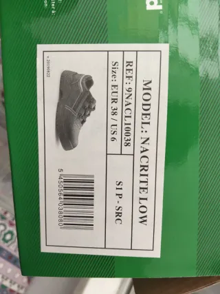 Zapatos de seguridad Coverguard negros