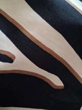 Chaqueta de vestir estampada cebra