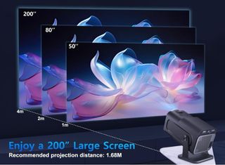 Proyector Video Giratorio Keystone Android 4K 1080