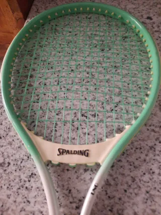 Raqueta Spalding Verde y Blanca