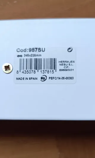 Perchero de puerta con 3 pomos