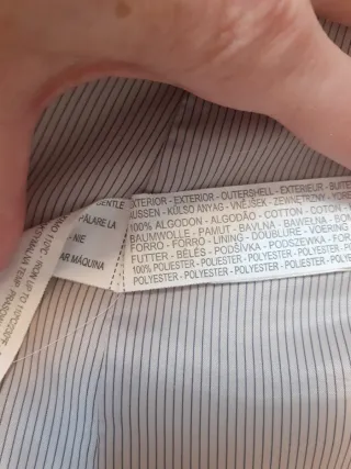 Gabardina Stradivarius Beige Talla L