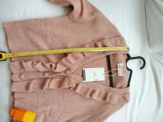 Chaqueta cárdigan con volantes nueva