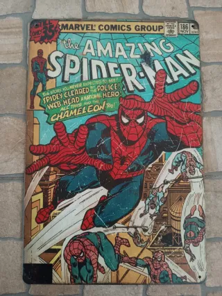 Placa Metal 20x30cm Marvel Spider-Man