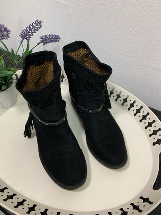Botines Corina Negros Talla 38